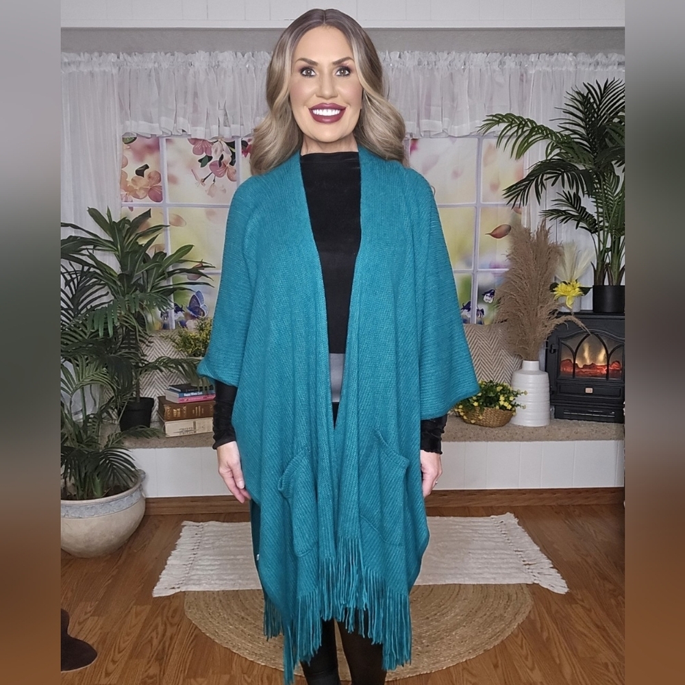 Kimono/Cardigan (Teal)